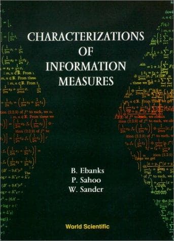 Cover of Characterizations of information measures by Bruce Ebanks