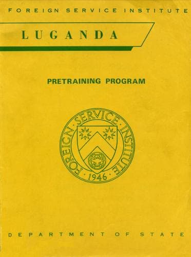 Cover of Luganda: pretraining program by Earl W. Stevick