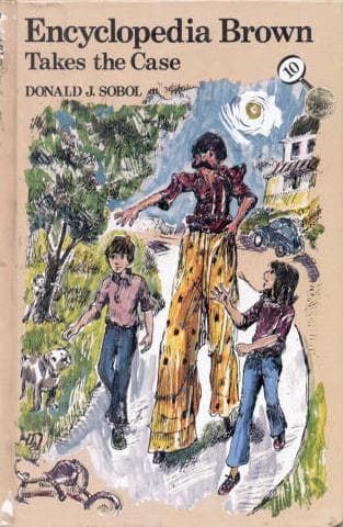 Cover of Encyclopedia Brown Takes the Case by Donald J. Sobol