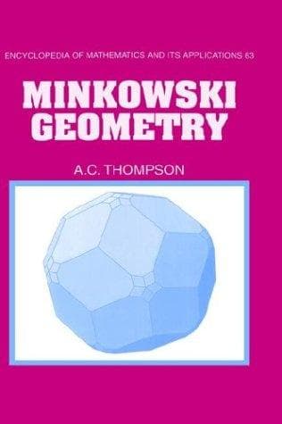 Cover of Minkowski geometry by Anthony C. Thompson