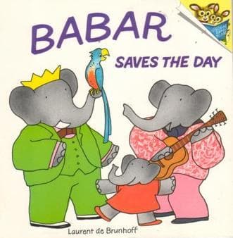 Cover of Babar Saves the Day by Laurent de Brunhoff