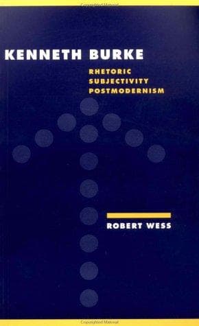Cover of Kenneth Burke by Robert Wess