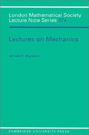 Cover of Lectures on mechanics by Jerrold E. Marsden