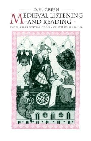 Cover of Medieval Listening and Reading by Dennis Howard Green