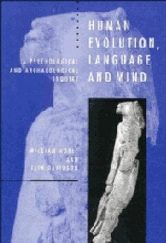 Cover of Human evolution, language, and mind by William Noble