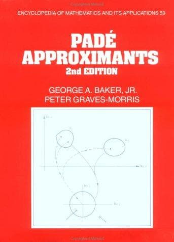 Cover of Padé approximants by Baker, George A