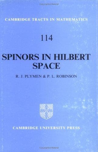 Cover of Spinors in Hilbert space by Roger J. Plymen