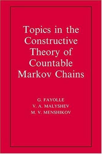 Cover of Topics in the constructive theory of countable Markov chains by G. Fayolle