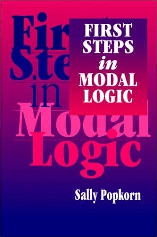 Cover of First steps in modal logic by Sally Popkorn