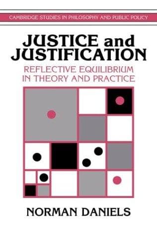 Cover of Justice and justification by Norman Daniels