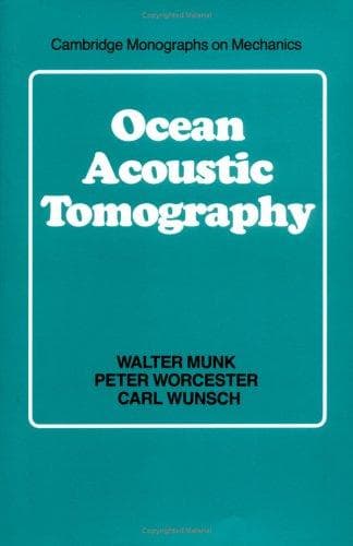 Cover of Ocean acoustic tomography by Walter H. Munk