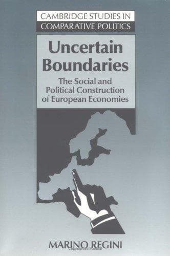 Cover of Uncertain boundaries by Marino Regini
