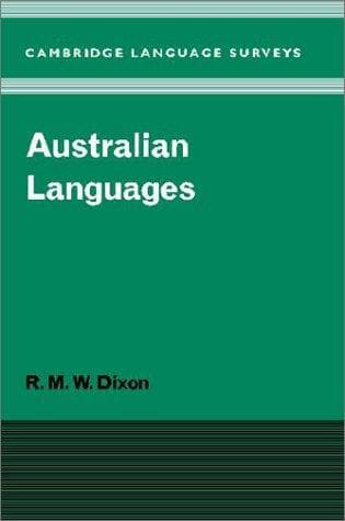 Cover of Australian languages by Robert M. W. Dixon