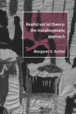 Cover of Realist social theory by Margaret Scotford Archer