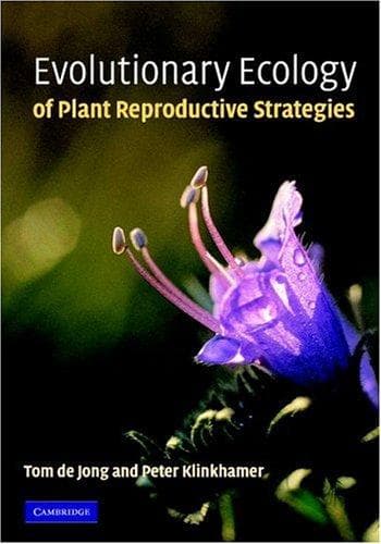 Cover of Evolutionary ecology of plant reproductive strategies by Thomas Johannes de Jong
