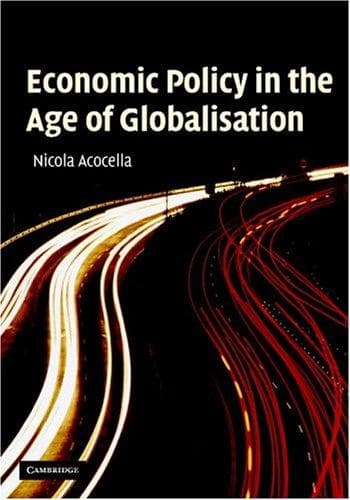 Cover of Economic Policy in the Age of Globalisation by Nicola Acocella