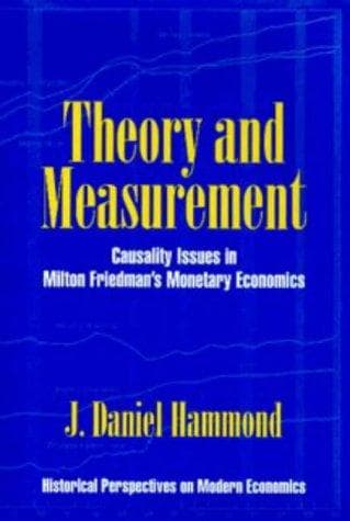 Cover of Theory and measurement by J. Daniel Hammond