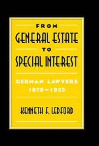 Cover of From general estate to special interest by Kenneth F. Ledford