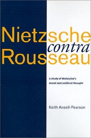 Cover of Nietzsche contra Rousseau by Keith Ansell-Pearson