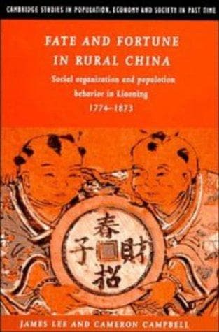 Cover of Fate and fortune in rural China by James Z. Lee