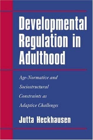Cover of Developmental Regulation in Adulthood by Jutta Heckhausen