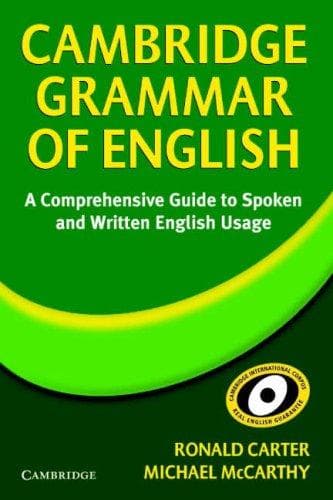 Cover of Cambridge grammar of English by Carter, Ronald