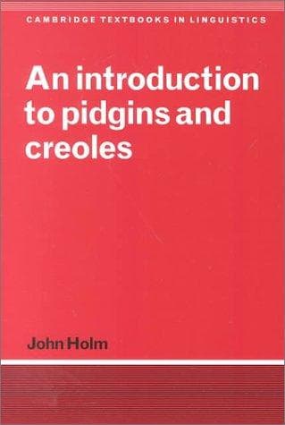 Cover of An introduction to pidgin and creoles by John A. Holm