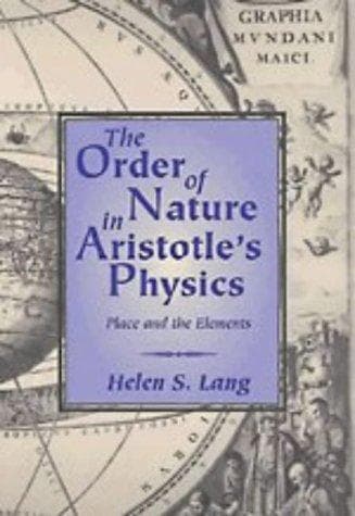 Cover of The order of nature in Aristotle's physics by Helen S. Lang