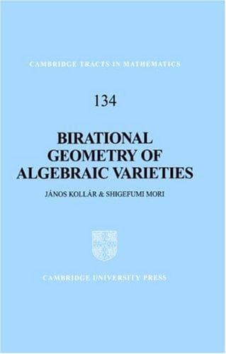 Cover of Birational geometry of algebraic varieties by Kollár, János