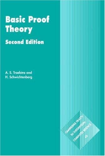 Cover of Basic proof theory by A. S. Troelstra
