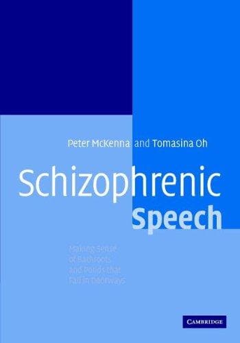 Cover of Schizophrenic speech by P. J. McKenna