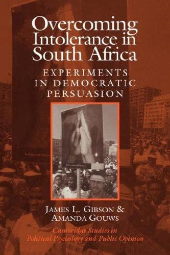 Cover of Overcoming intolerance in South Africa by Gibson, James L