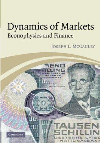 Cover of Dynamics of markets by Joseph L. McCauley