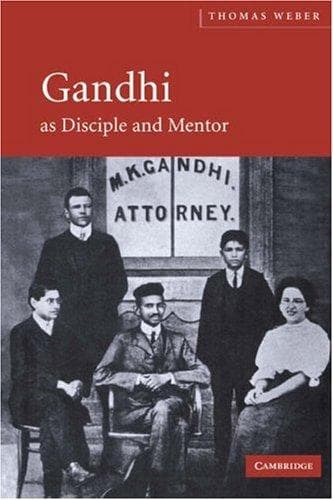 Cover of Gandhi as disciple and mentor by Weber, Thomas