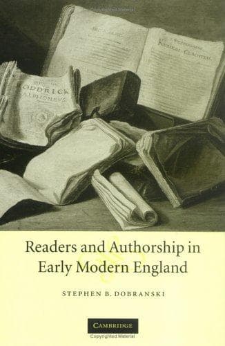 Cover of Readers and Authorship in Early Modern England by Stephen B. Dobranski