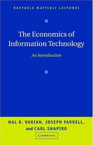 Cover of The economics of information technology by Hal R. Varian