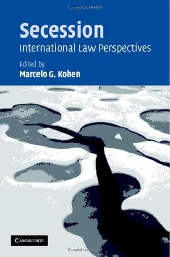 Cover of Secession by Marcelo G. Kohen