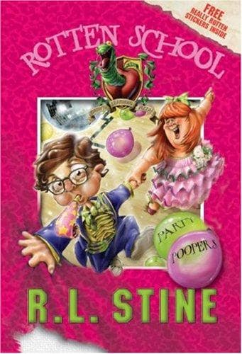 Cover of Rotten School #9 - Party Poopers by Robert Lawrence Stine