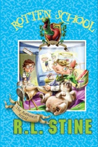 Cover of Rotten School #10 - The Rottenest Angel by Robert Lawrence Stine