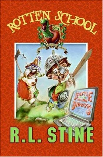 Cover of Rotten School #12 - Battle of the Dum Diddys by Robert Lawrence Stine