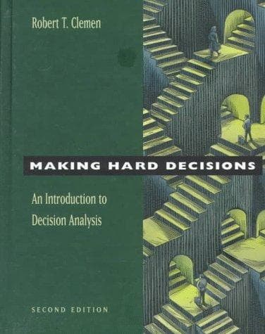 Cover of Making hard decisions by Robert T. Clemen