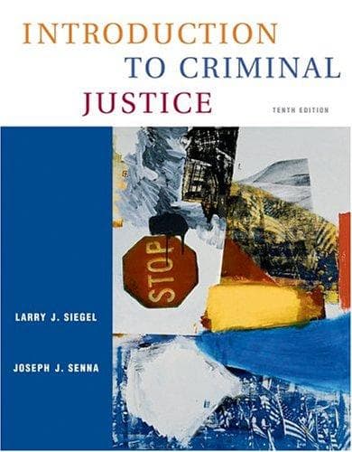 Cover of Introduction to criminal justice by Larry J. Siegel