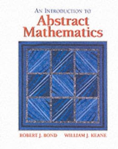 Cover of An introduction to abstract mathematics by Bond, Robert J