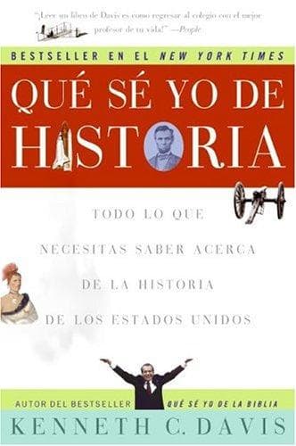 Cover of Que Se Yo de Historia by Kenneth C. Davis