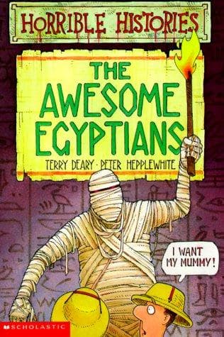 Cover of The awesome Egyptians by Terry Deary