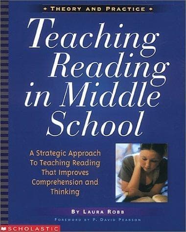 Cover of Teaching reading in middle school by Laura Robb