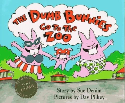 Cover of The Dumb Bunnies go to the zoo by Dav Pilkey
