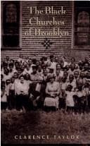 Cover of The Black churches of Brooklyn by Clarence Taylor