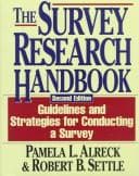 Cover of The survey research handbook by Pamela L. Alreck