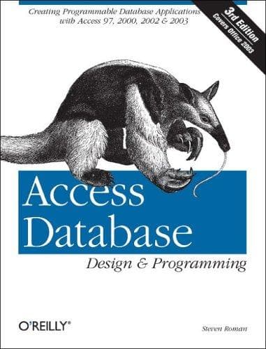 Cover of Access database design & programming by Steven Roman